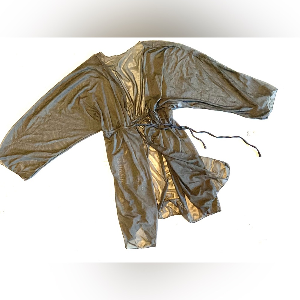 Shein Sheer Black Swim Cover